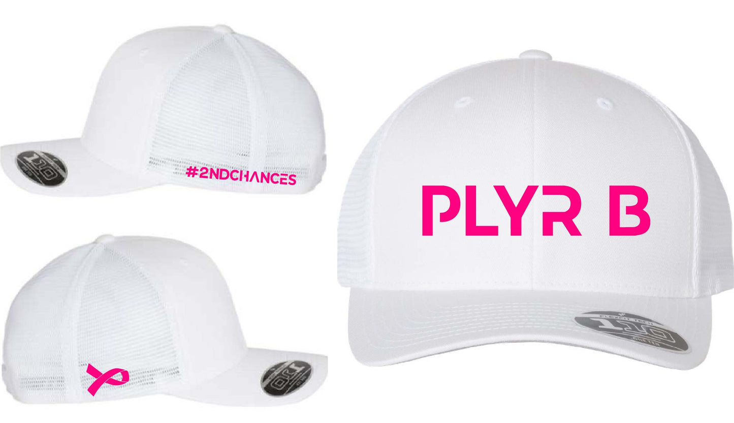 PLYR B FLEXFIT 110M Mesh Cap - Breast Cancer Awareness Month Special Edition